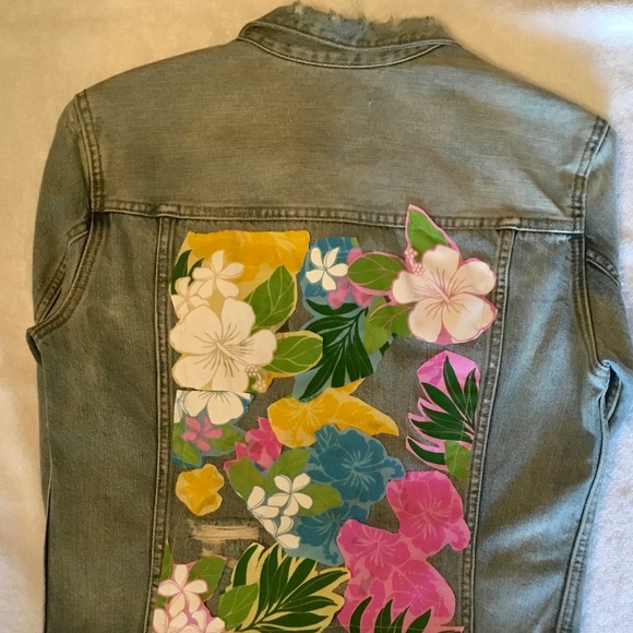 Upcycled Denim Jacket - Picture 3 of 3